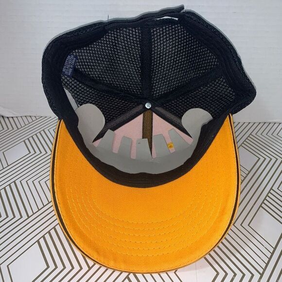 Continental Tire Mens OS Trucker Mesh Adjustable Cap IMSA Race‎ Hat Yellow NWOT - Picture 5 of 7